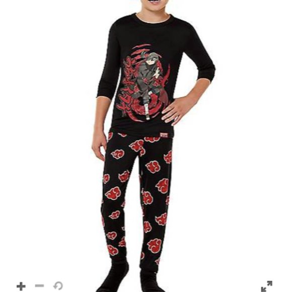 Naruto Pajamas Kids Itachi Akatsuki Pajama Set Naruto Shippuden 